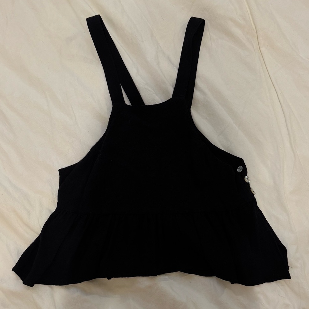 Stone Cold Fox black crop top
